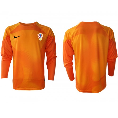Croatia Goalkeeper Replica Away Stadium Shirt World Cup 2022 Long Sleeve